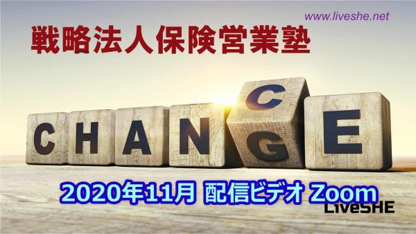 【受講者専用】 SHE本講座　2020年11月度